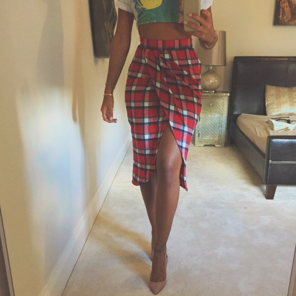 Mistress Rocks XS Checkered Skirt